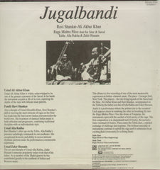 Ravi Shankar & Ustad Ali Akbar Khan - Jugalbandi - Classical Bollywood Vinyl LP