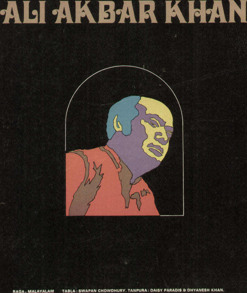 Ustad Ali Akbar Khan — Indian classical LP vinyl record cover