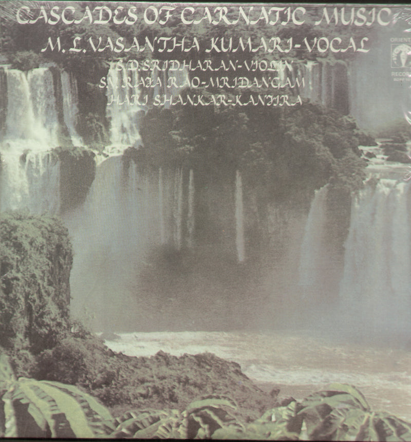 Bollywod by Cascades Of Carnatic — 1980 Indian classical LP vinyl record cover