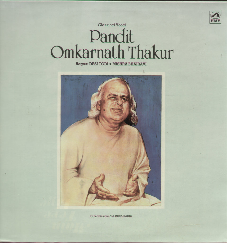 Pandit Omkarnath Thakur -Classical Bollywood Vinyl LP