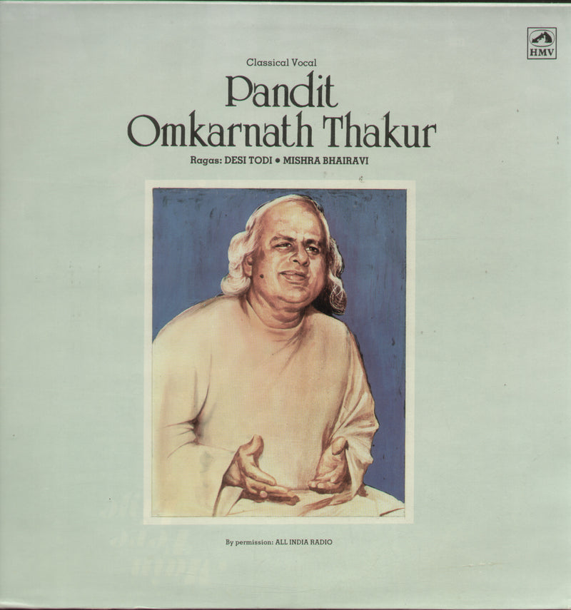Pandit Omkarnath Thakur — 1986 Indian classical LP vinyl record cover