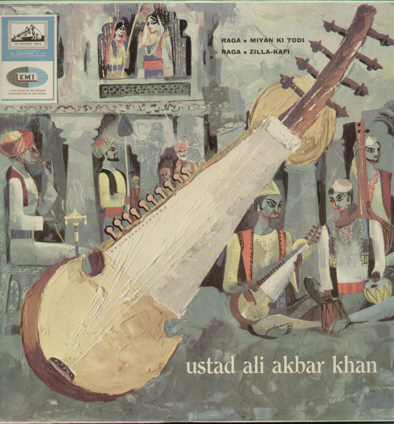 Ustad Ali Akbar Khan — 1965 Indian classical LP vinyl record cover