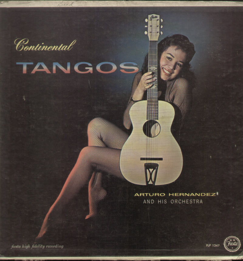 Continental Tangos Featuring Arturo Hernandez and his Orchestra — 1990 LP vinyl record cover
