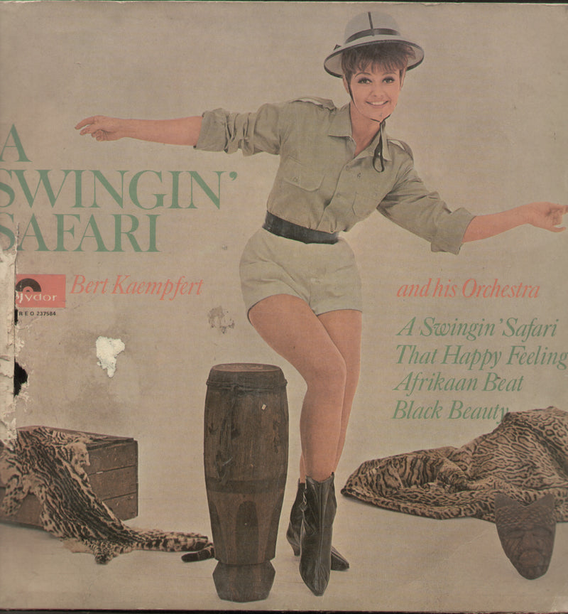 A Swingin Safari Bert Kaemfert And His Orchestra — 1962 LP vinyl record cover