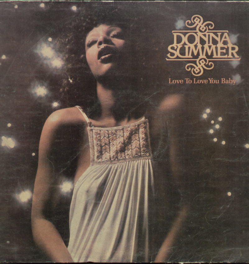 Donna Summer Love To Love You Baby — LP vinyl record cover