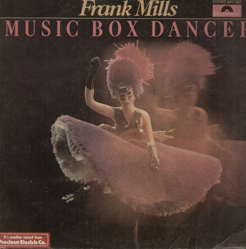 L P by Frank Mills Music Box Dancer 1979 — 1979 LP vinyl record cover