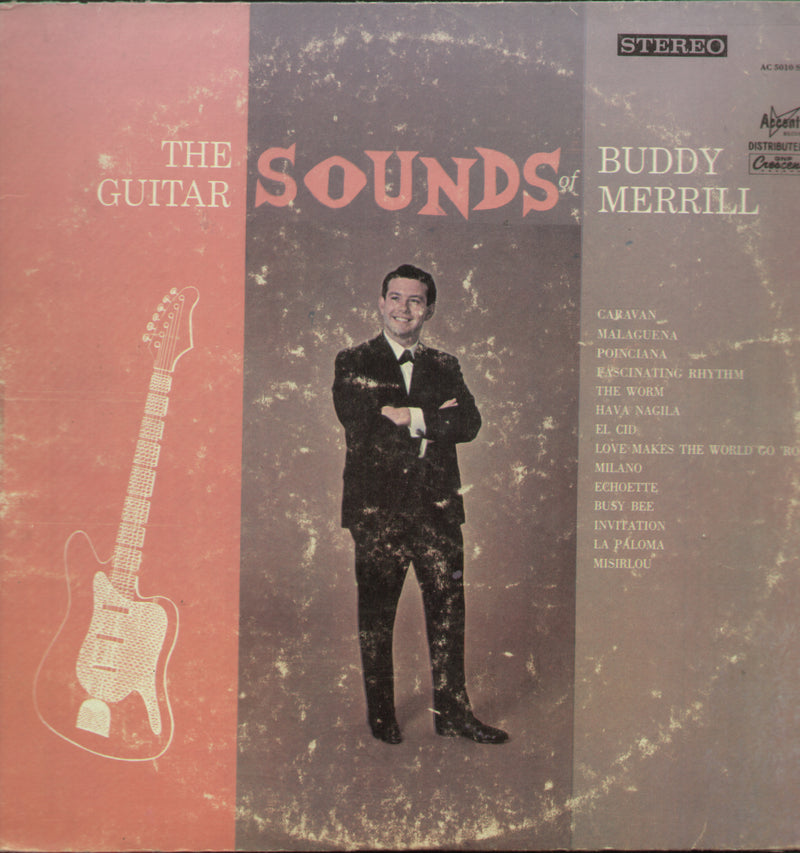 The Guitar Sounds of Buddy Merrill — 1965 LP vinyl record cover