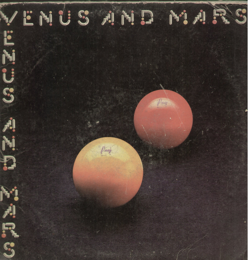 Venus and mars are alright tonight Wings — 1975 LP vinyl record cover
