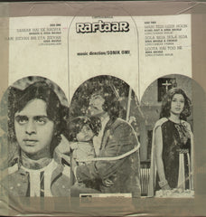 Raftaar 1970 - Hindi Bollywood Vinyl LP