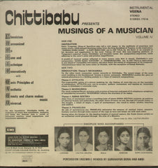 Chitti Babu Presents Musings Of A Musician Vol IV - Bollywood Vinyl LP