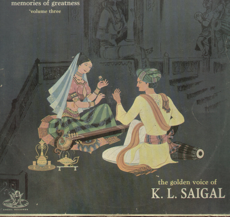 The Golden Voice Of K.L. Saigal Vol 3 — compilation LP vinyl record cover