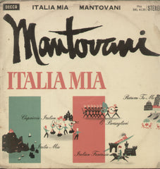 Mantovani And His Orchestra Italia Mia - English Bollywood Vinyl LP