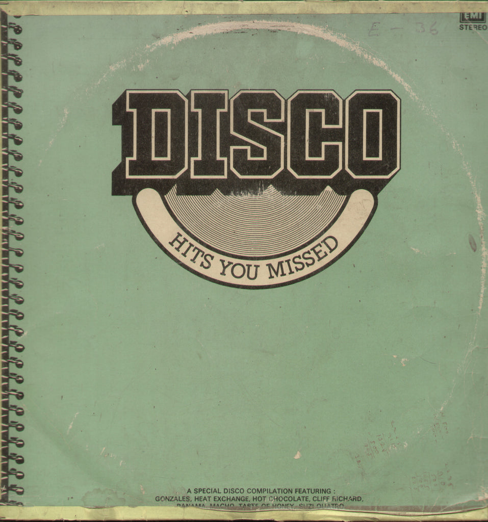 Disco Hits You Missed - English Bollywood Vinyl LP