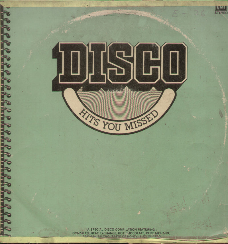 Disco Hits You Missed — disco LP vinyl record cover