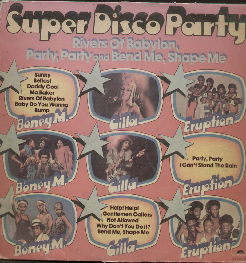 Super Disco Party — disco LP vinyl record cover