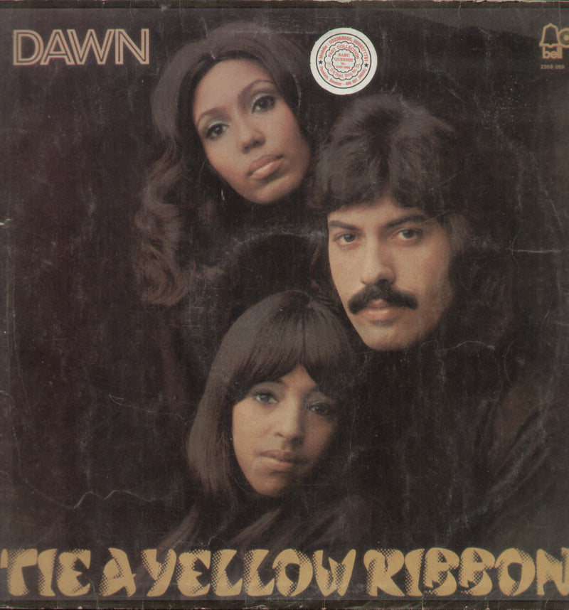 Dawn Tie a Yellow Ribbon 1970 — 1970 LP vinyl record cover