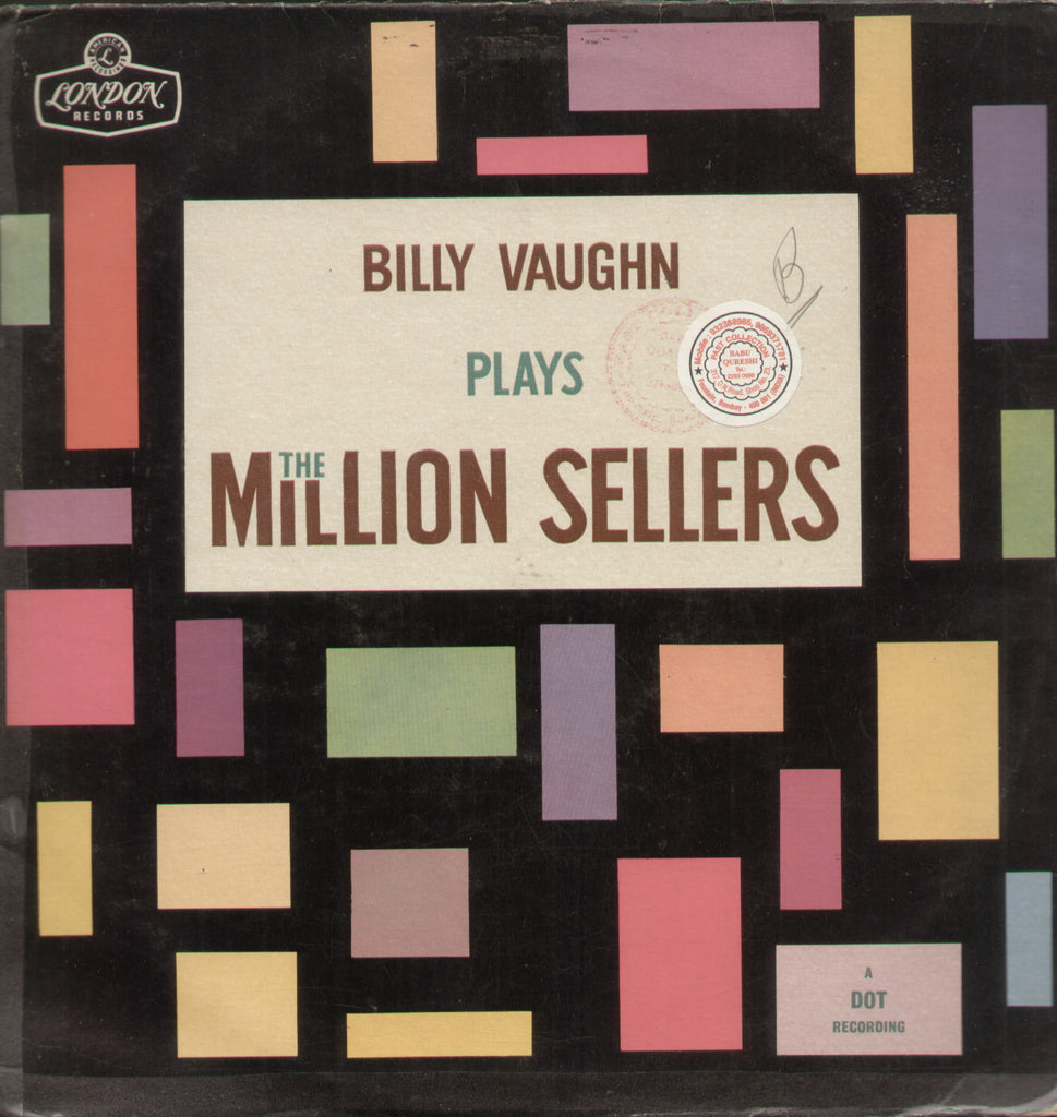 Billy Vaughn Plays The Millon Sellers - English Bollywood Vinyl LP