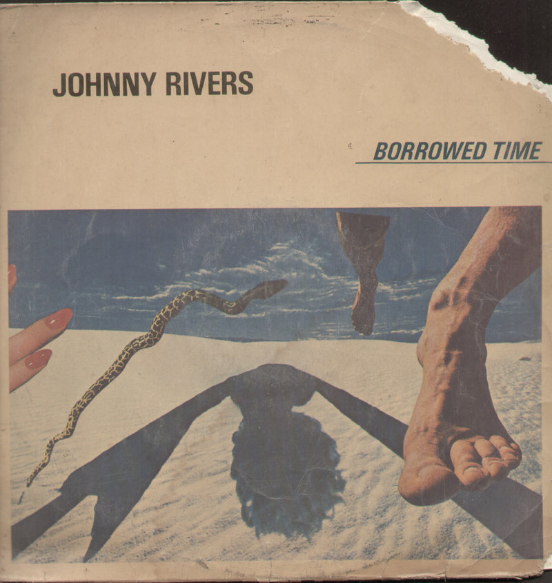 Johnny Rivers Borrowed Time — LP vinyl record cover