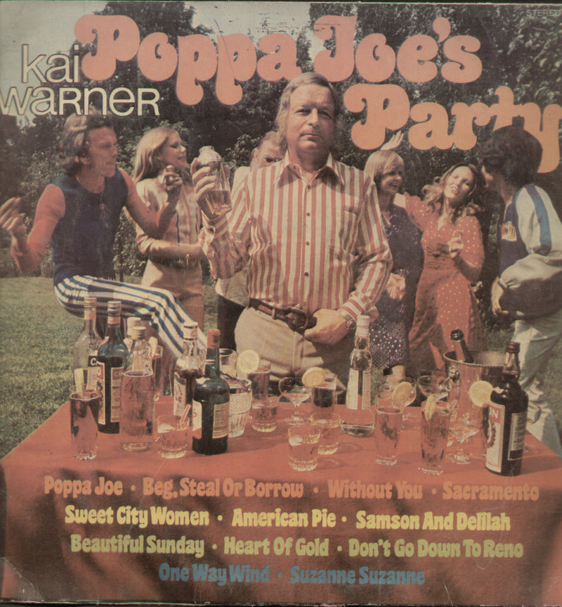 Kai Warner Poppa Joe's Party — pop LP vinyl record cover