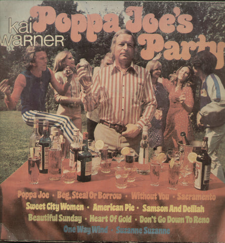 Kai Warner Poppa Joe's Party - English Bollywood Vinyl LP