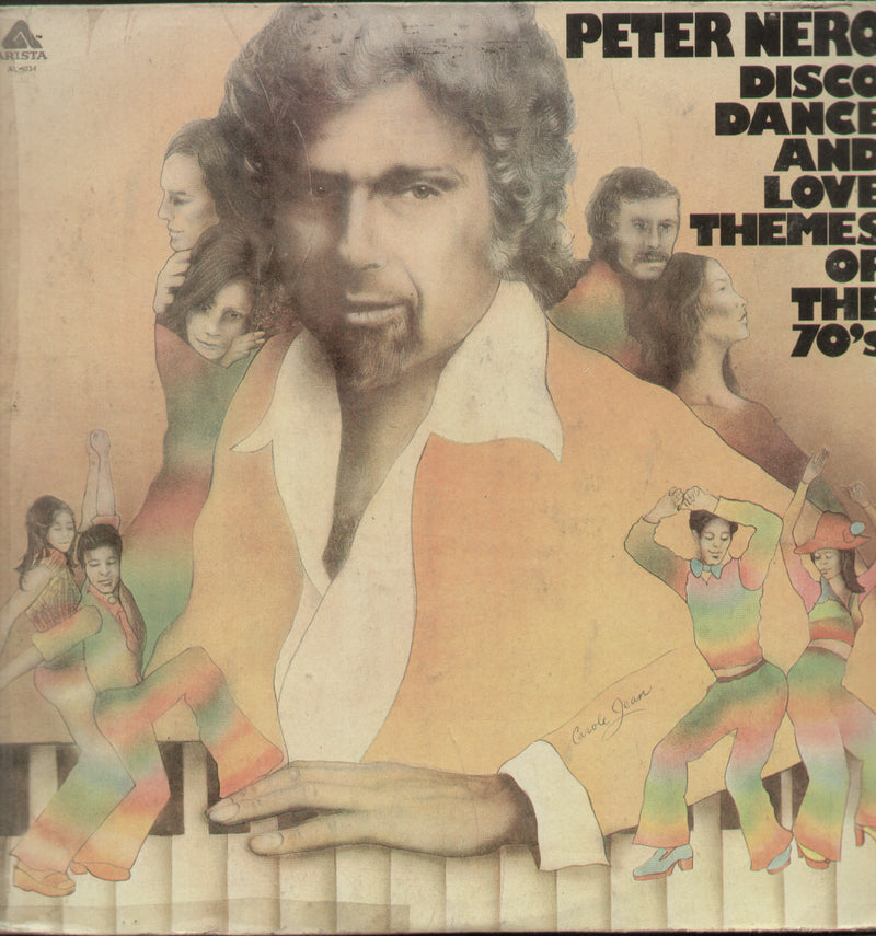 Peter Nero Disco, Dance And Love Themes Of The 70's — disco LP vinyl record cover