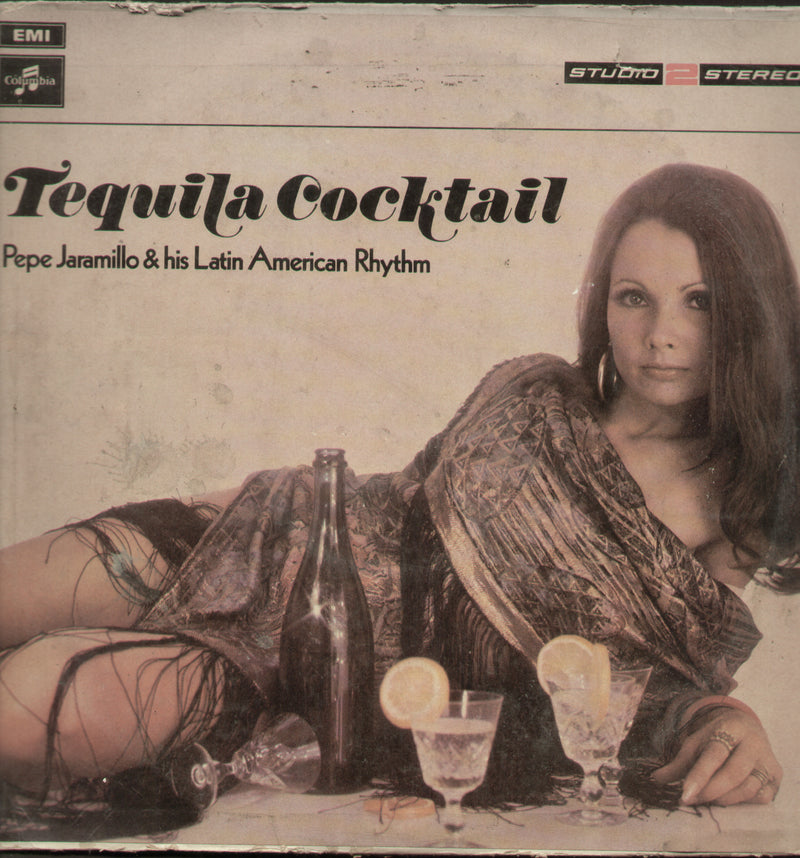 Tequila Cocktail Pepe Jaramillo and his Latin American Rhythm — LP vinyl record cover