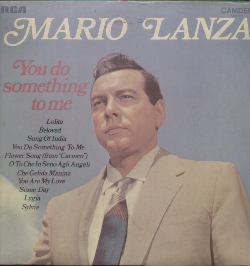 Mario Lainza You do Something to Me — LP vinyl record cover