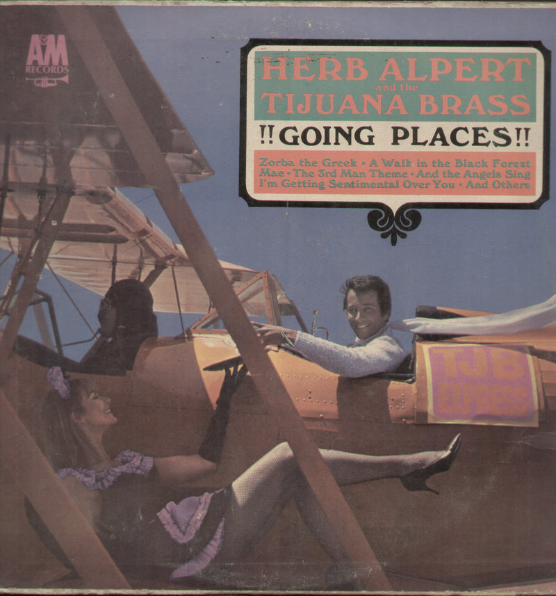 Herb Alpert And The Tijuana Brass Going Places — LP vinyl record cover