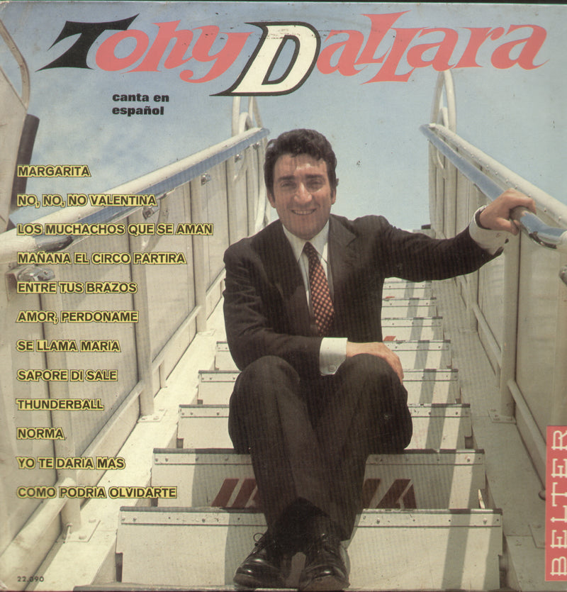 Tony Dallara — LP vinyl record cover