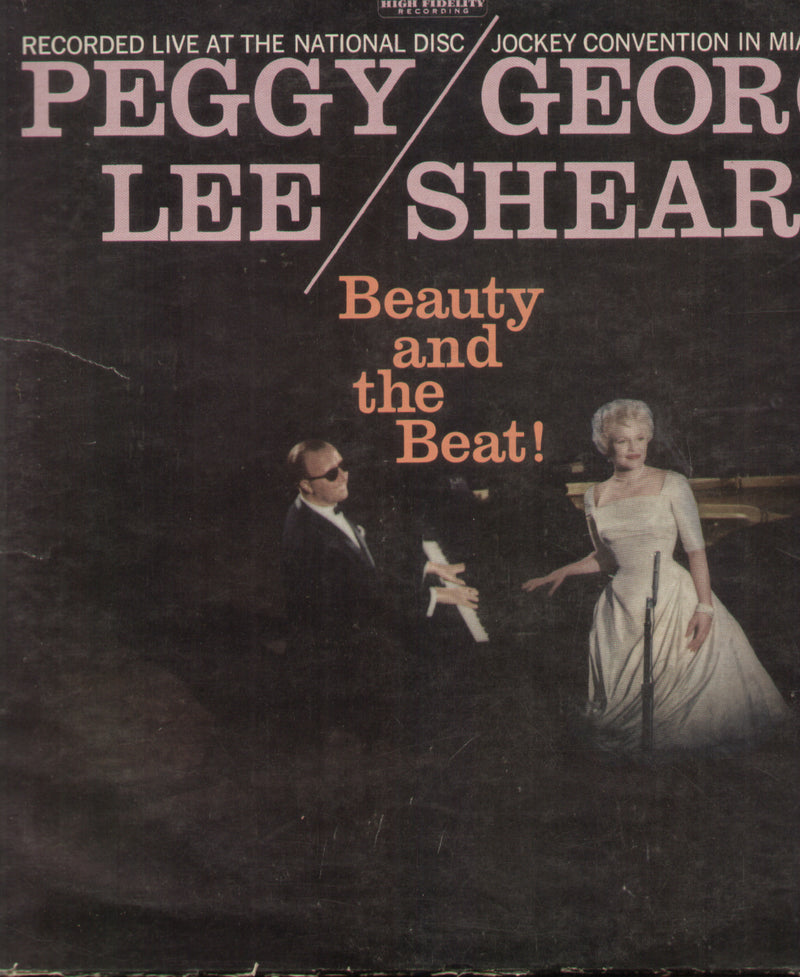 Peggy Lee/ George Shearing Beauty and The Beat — LP vinyl record cover
