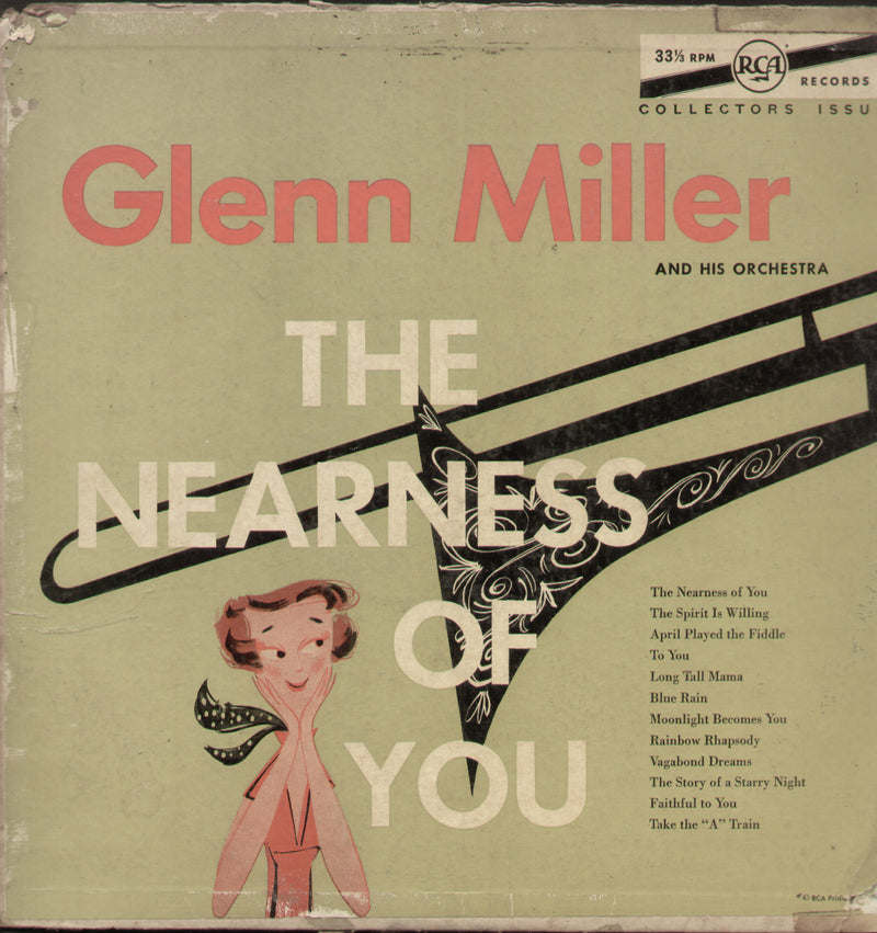 Glenn Miller The Nearness of You — LP vinyl record cover