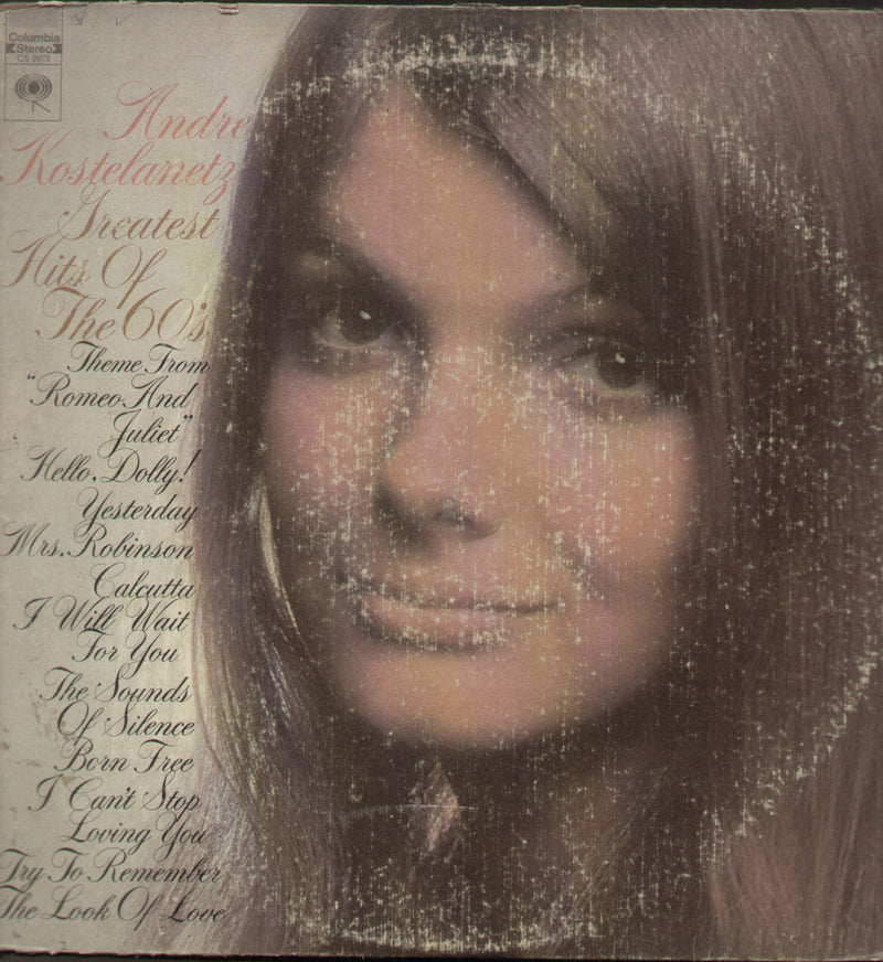 Andre Kostelanetz Greatest Hits of The 60's — 1970 LP vinyl record cover