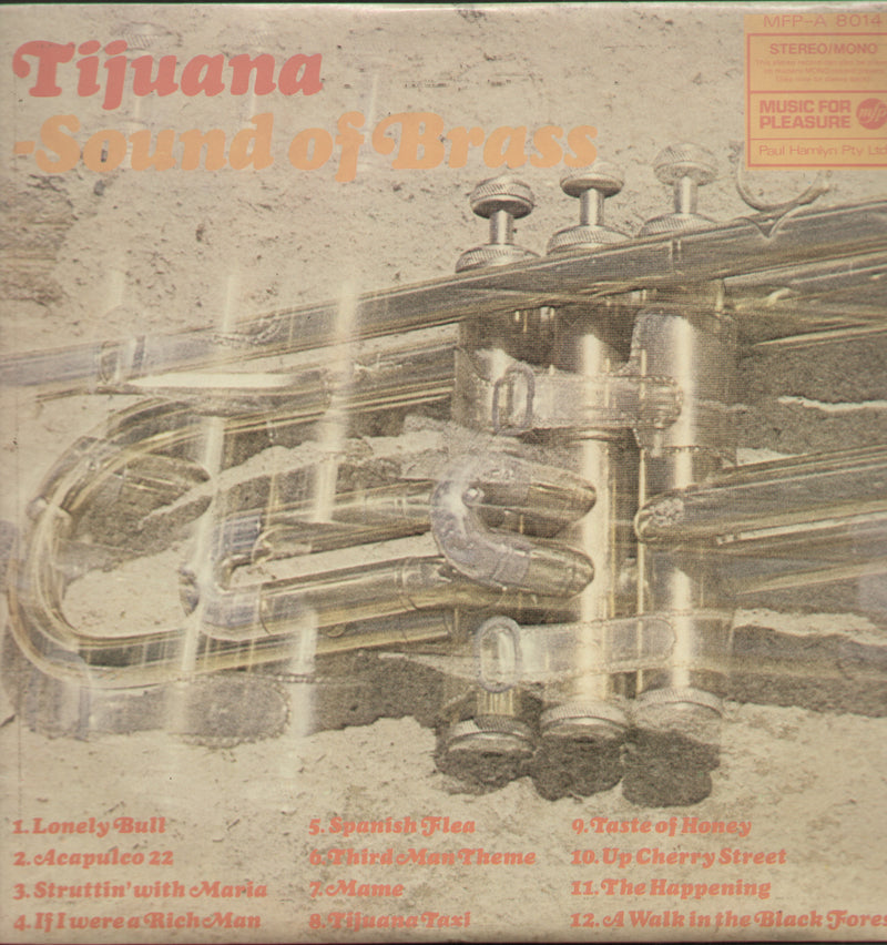 Torero Band, Tijuana, Sound Of Brass, 1968 — 1968 LP vinyl record cover