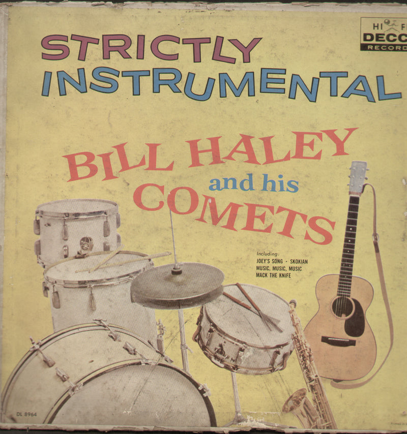 Strictly Instrumental Billy Haley and his Comets — instrumental LP vinyl record cover