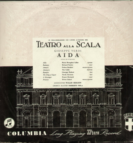 Theatro Alla Scala Giuseppe Verdi Aida - English Bollywood Vinyl LP