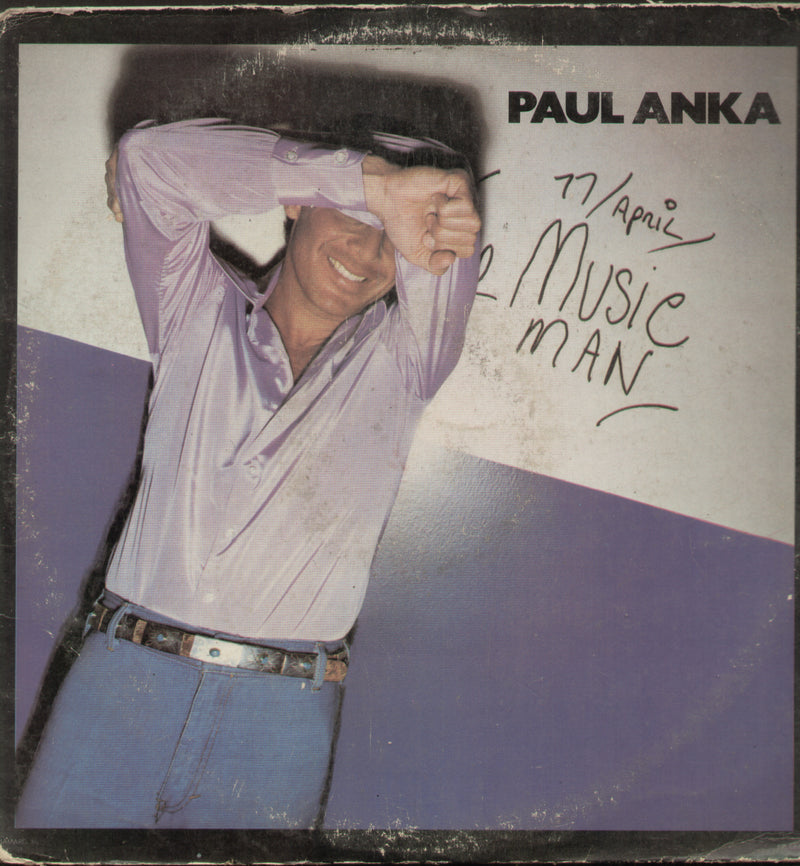 The Music Man Paul Anka — LP vinyl record cover