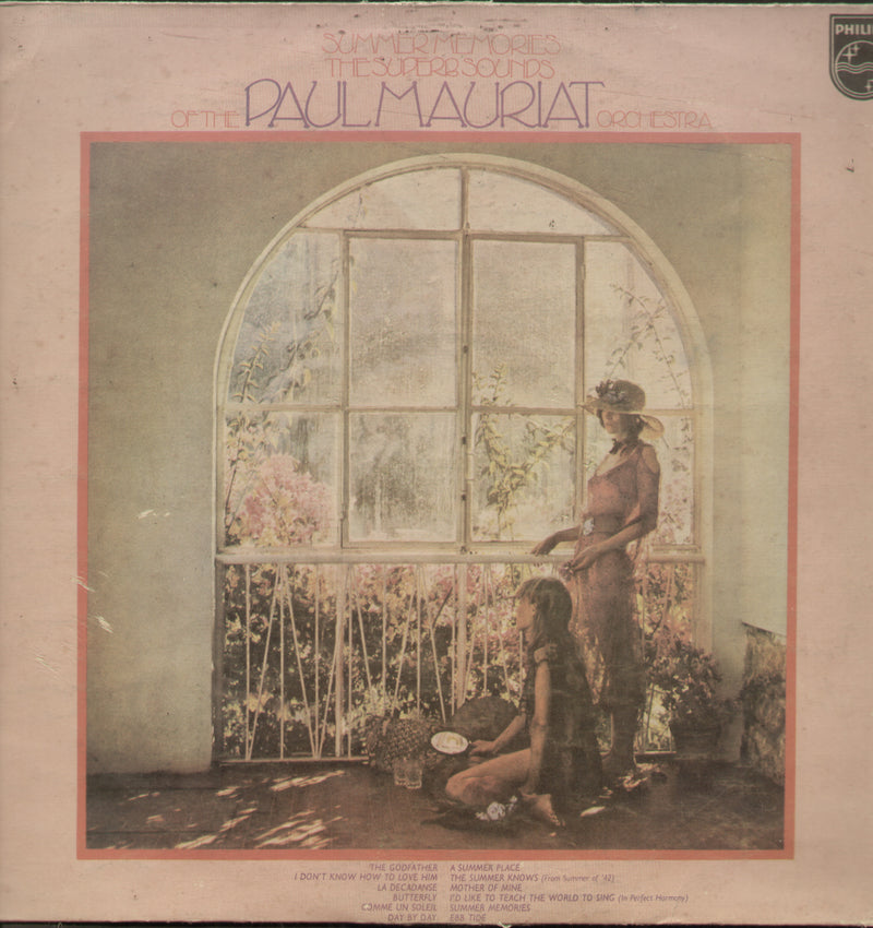 Summer Memories The Super Sounds Of The Paul Mauriat Orchestra — LP vinyl record cover