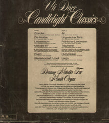 Candlelight Classics Dreamy Melodies For Mouth Organ - English Bollywood Vinyl LP