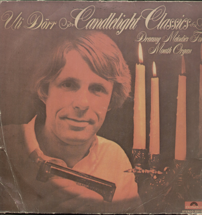 Candlelight Classics Dreamy Melodies For Mouth Organ — LP vinyl record cover