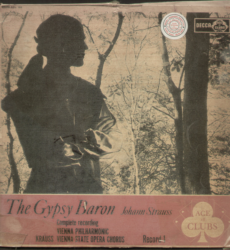 The Gypsy Johann Strauss — LP vinyl record cover