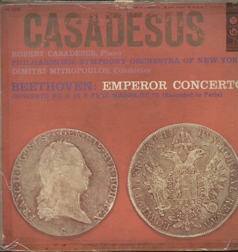 Casadesus — LP vinyl record cover