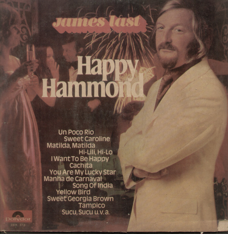 James Last Happy Hammond — LP vinyl record cover