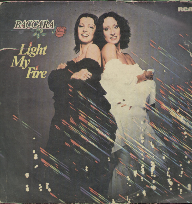 Baccara Light My Fire — 1979 LP vinyl record cover