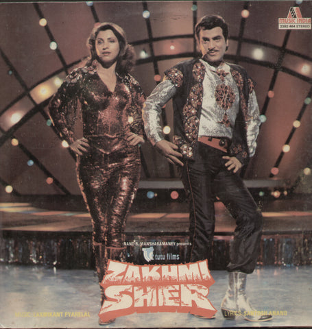 Zakhmi Sher - Hindi Bollywood Vinyl LP