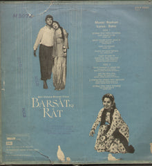 Barsat Ki Rat indi- Hindi Bollywood Vinyl EP