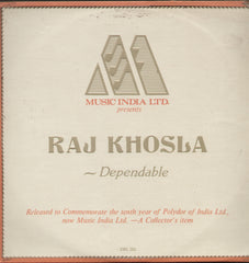 Raj Khosla Dependable - Hindi Bollywood Vinyl LP