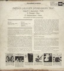 India's Lalgudi Jayaraman Trio - Compilations Bollywood Vinyl LP
