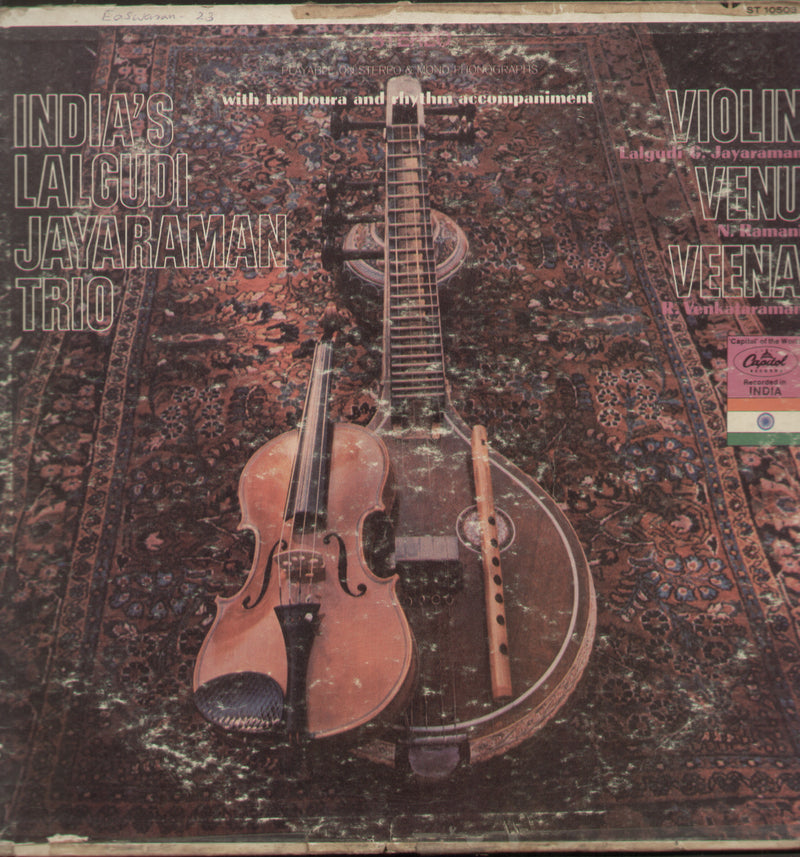 India's Lalgudi Jayaraman Trio — instrumental LP vinyl record cover
