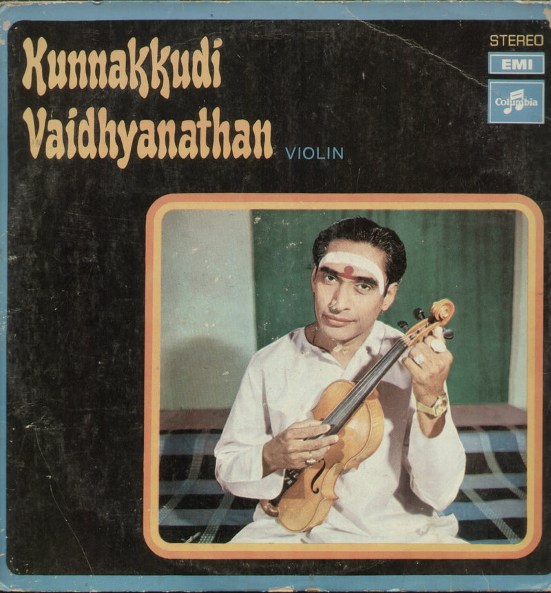 Kunnakkudi Vaidhyanathan Violin — instrumental LP vinyl record cover