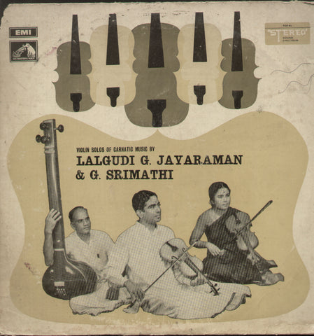 Lalgudi G. Jayaraman & G. Srimathi 1970 - Instrument Bollywood Vinyl LP